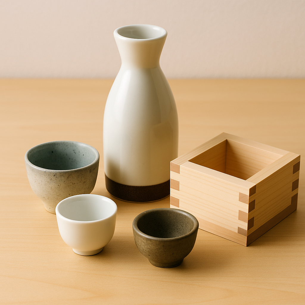 Various sake vessels